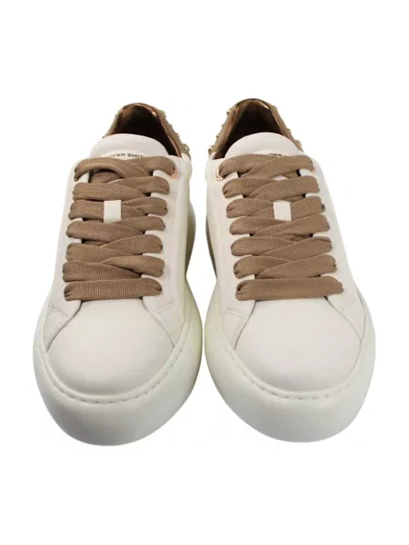 Sneakersy Alexander Smith białe