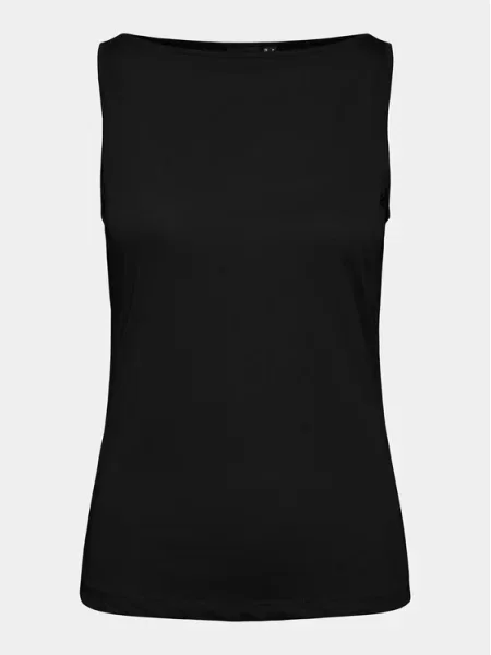 Pieces Топ Anora чорний