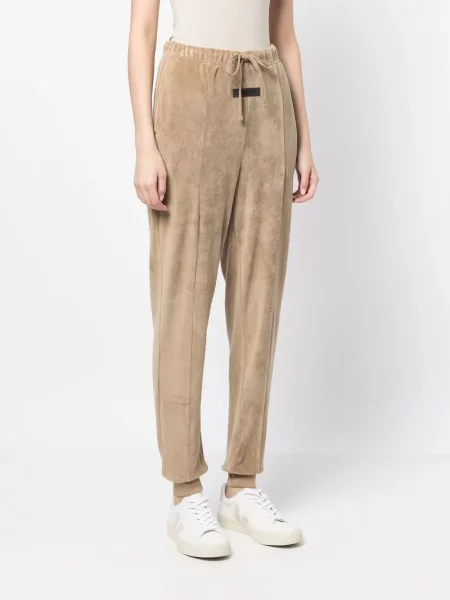 Bėgimas kūginis kelnės Fear Of God Essentials ruda