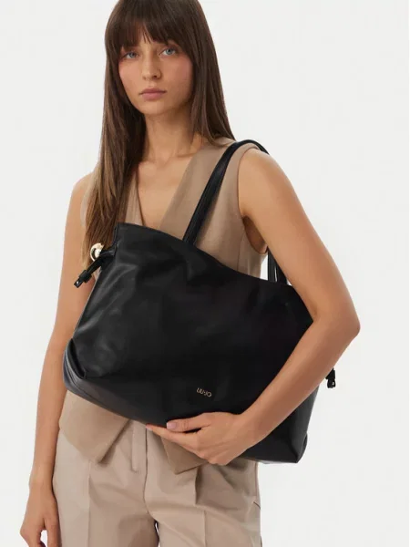 Shopper kabelka Liu Jo čierna