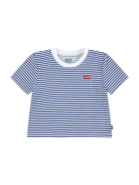 Levi's Kids Tricou bleumarin alb