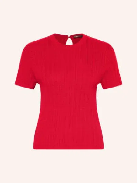 Maje Koszulka Z Dzianiny rot czerwona