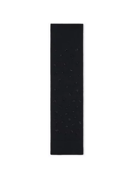 Armani Exchange fular de damă din vâscoză negru