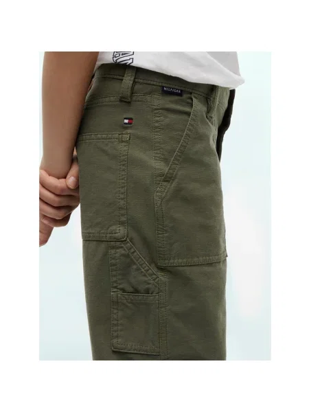 Nohavice Tommy Hilfiger zelená