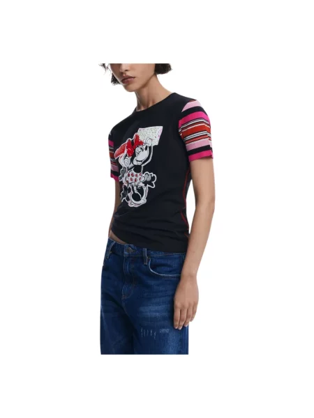 Desigual T-Shirt Minnie czarny