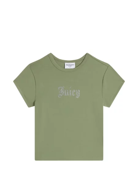 Tricou Juicy Couture cu autograf verde