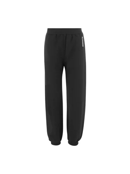 Spodnie Jil Sander z logo czarne