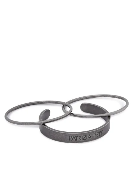 Set brățări Patrizia Pepe argintiu