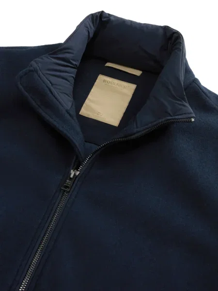 Geacă bomber Woolrich de lână albastru