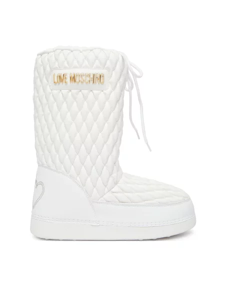 LOVE MOSCHINO Sniego batai balta