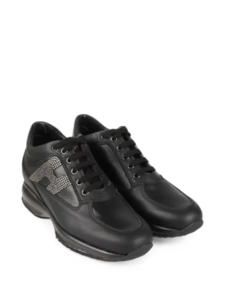 Sneakerși Hogan din piele negru