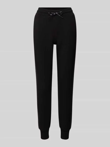 Guess spodnie dresowe ALLIE z aplikacją czarny