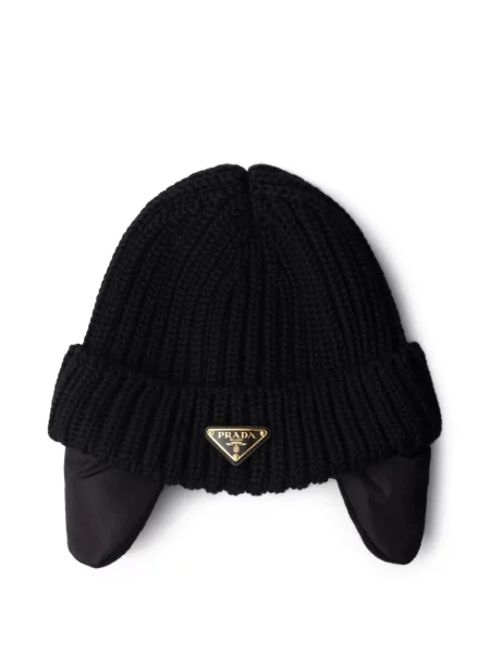 Căciulă Prada tricotate negru