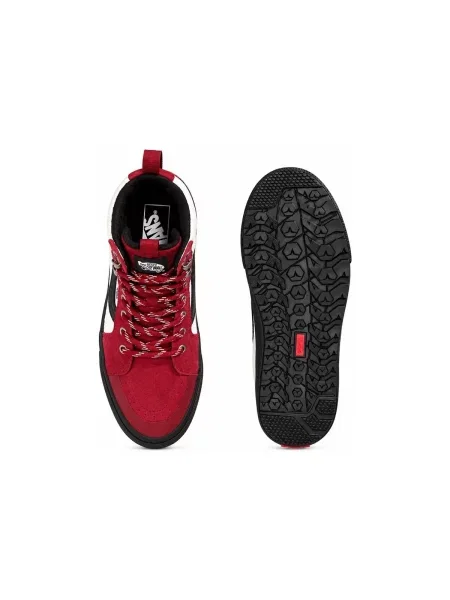 Členkové topánky Vans červená