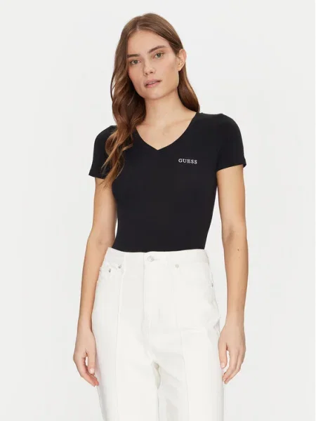 Тениска Guess NEW CARRIE черно
