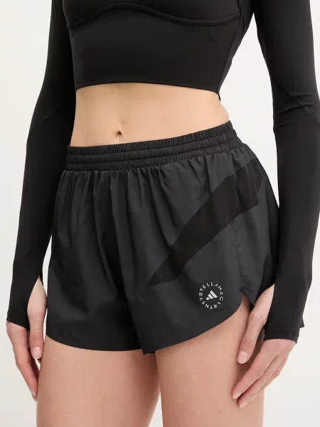 Adidas by Stella McCartney pantaloni scurți de antrenament negru
