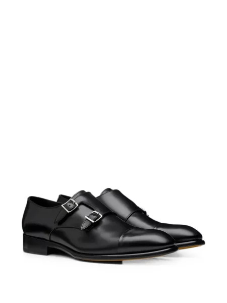 Pantofi monk Doucal's cu cataramă negru
