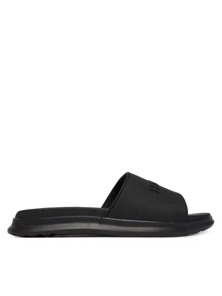 Tommy Hilfiger Papucs Dual Density Hilfiger Pool Slide fekete