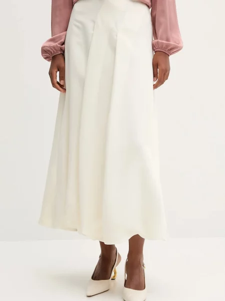 MAX&Co. fustă maxi evazați bej