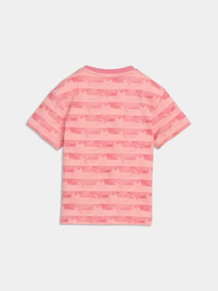 Дитяча Футболка PUMA x Gdh Aop Tee комбінований верх рожевий