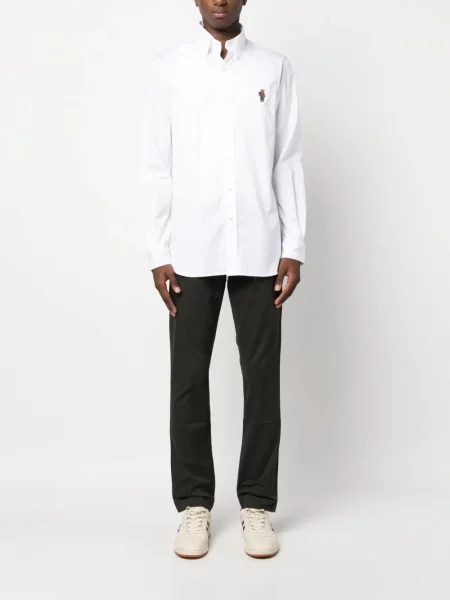Chino hlače Polo Ralph Lauren od kašmira bijela