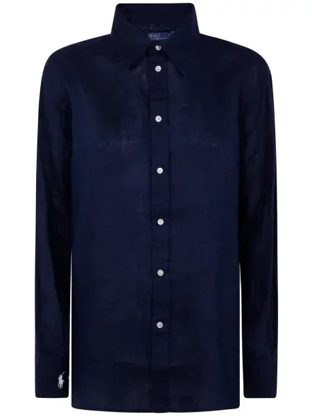 Cămașă Polo Ralph Lauren lungă albastru