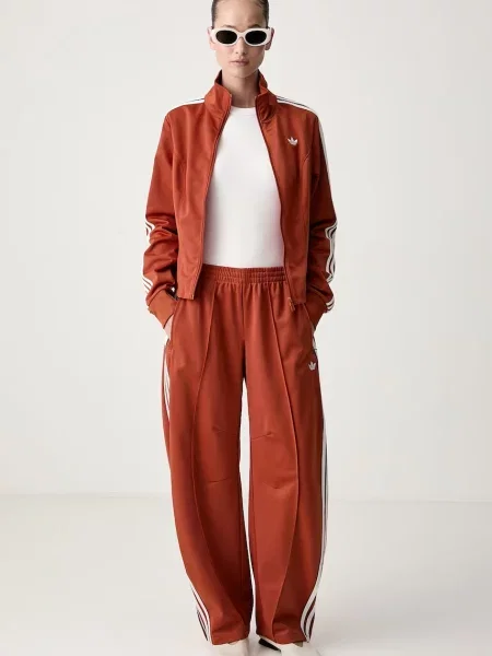 Adidas Originals mikina na dámska Firebird Corset oranžová