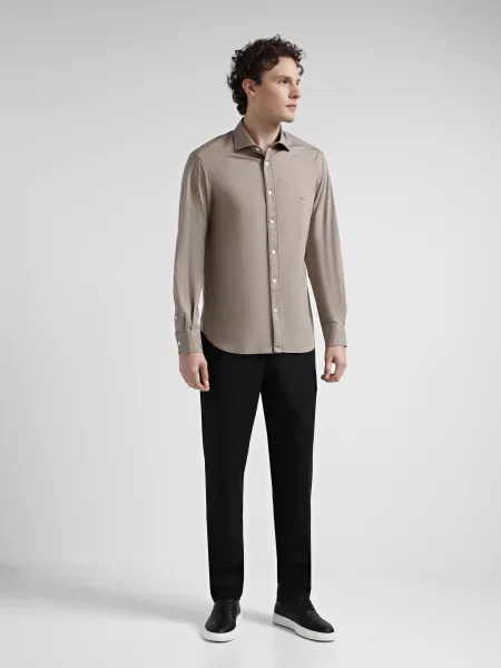 Рубашка Emporio Armani бежевая