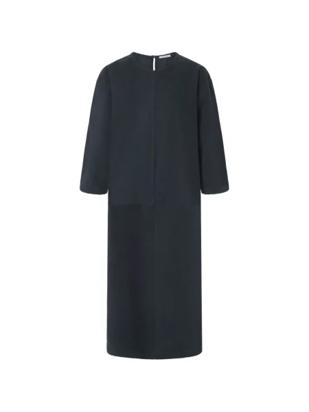 Rochie maxi Black Crane de catifea cord negru