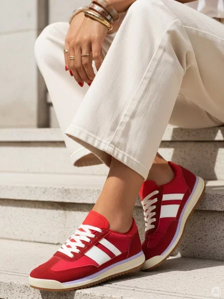 Sportowe sneakersy RAVIOS Dstreet czerwone