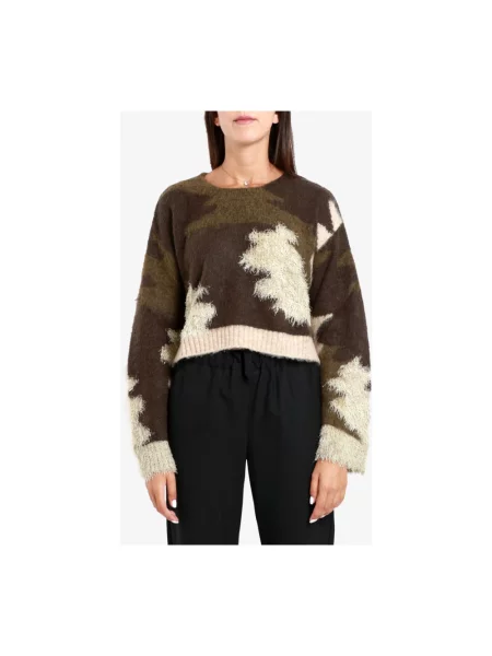 Sweter Semicouture brązowy