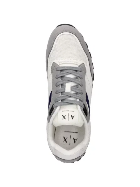 Sneakerși Armani Exchange cu imagine alb