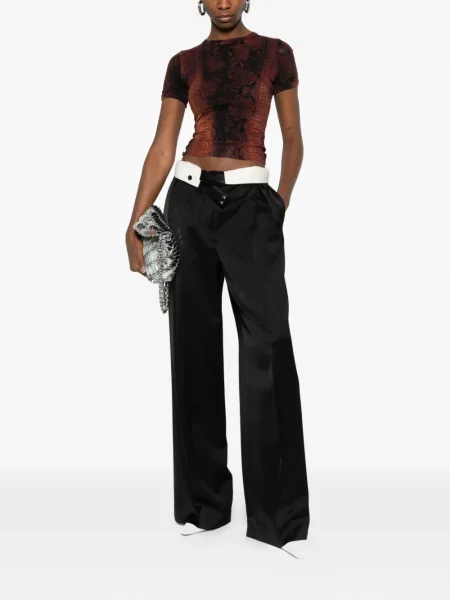 Tricou Jean Paul Gaultier cu imagine cu imprimeu animal print maro