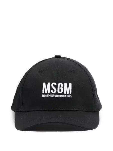 Czapka z daszkiem dziecięca Msgm czarna