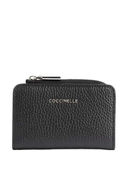 Portofel Coccinelle din piele negru