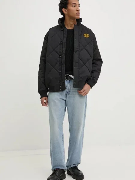 Pulover Dickies SCRIPT CABLE črna