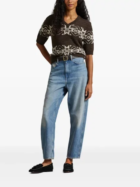 Căciulă Polo Ralph Lauren cu broderie tricotate de costum albastru