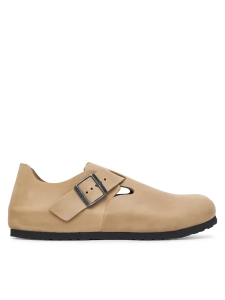 Polobotky Birkenstock London Světle béžová