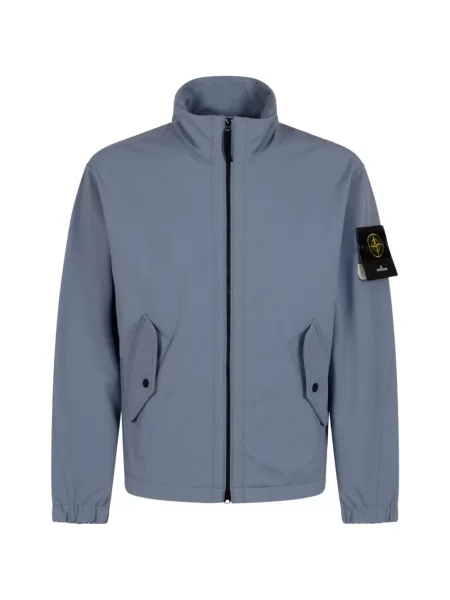 Geacă Stone Island cu strasuri albastru
