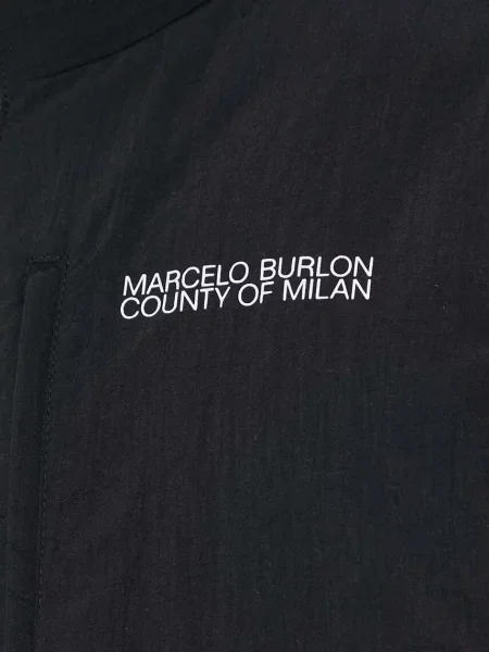 Куртка Marcelo Burlon Aop Optical Cross Block зимова чорний