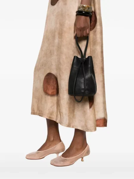 Geantă bucket Uma Wang cu cordon negru