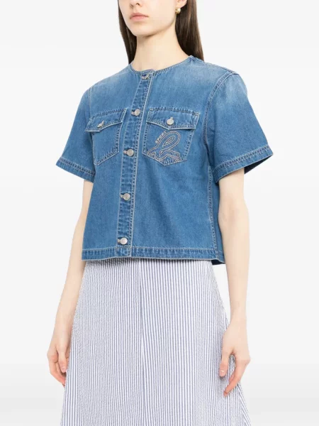 Koszula dżinsowa Sport B. By Agnès B. niebieska