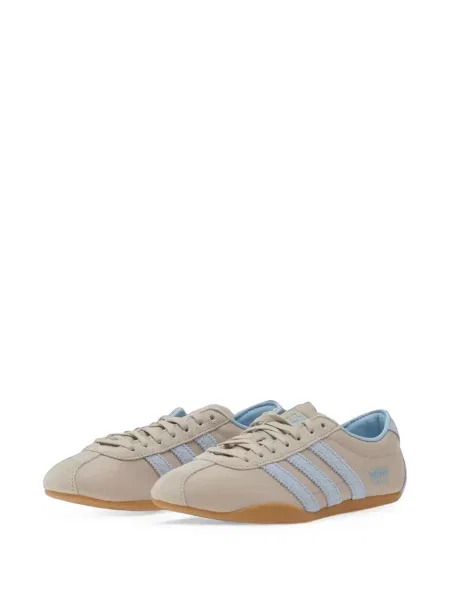 Pantaloni Adidas alergare cu broderie alb