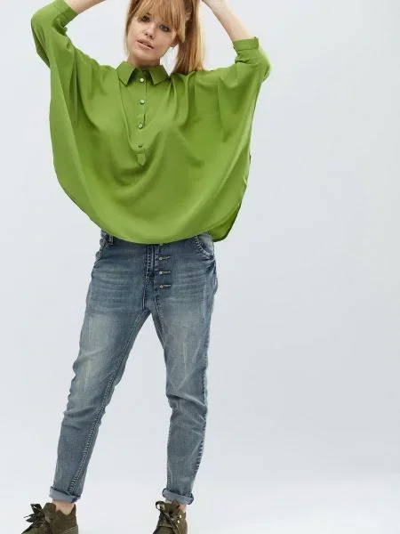 CARICA Блуза зелений
