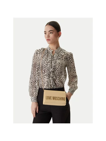 LOVE MOSCHINO Torebka Beżowy żółta