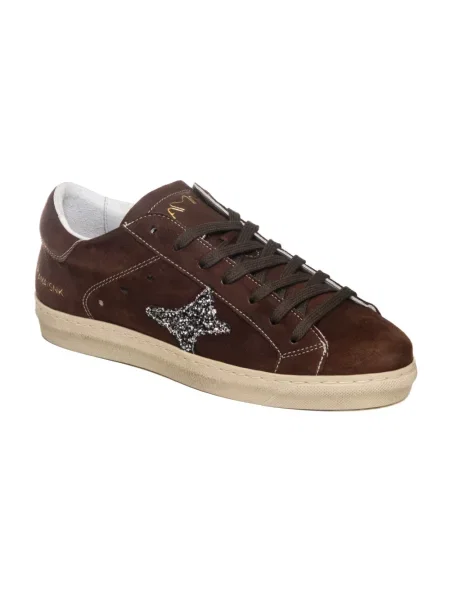 Sneakersy Ama Brand brązowe