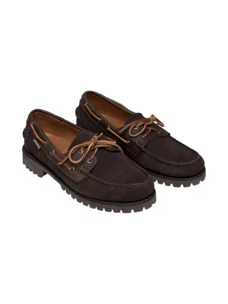 Półbuty Sebago skórzane brązowe