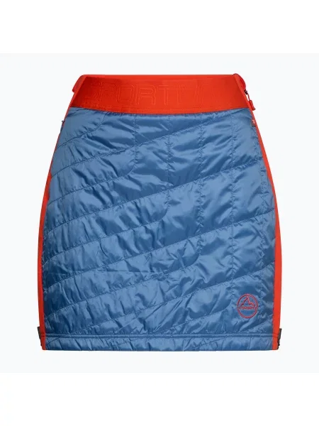 Spódnica zimowa La Sportiva Warm Up Primaloft moonlight/cherry tomato niebieska