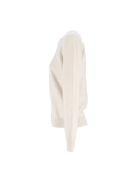 Dzianinowy sweter Peserico beżowy
