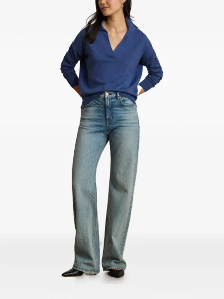 Gulerat pulover Lauren Ralph Lauren albastru